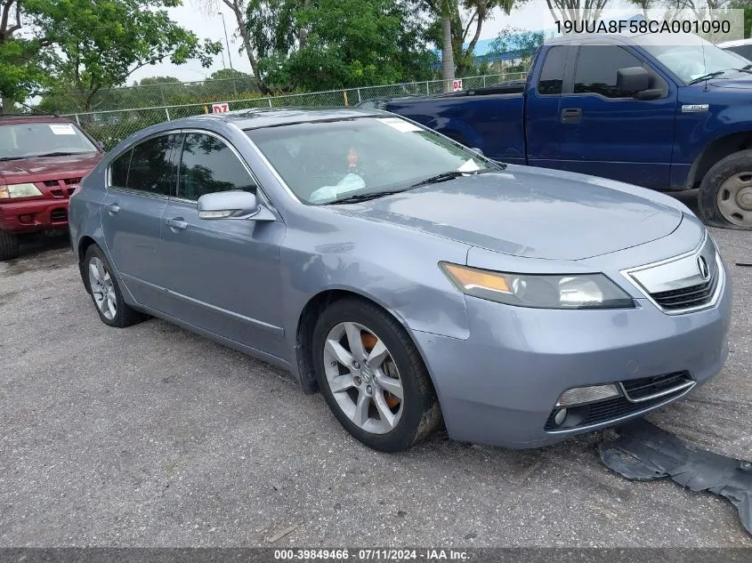 2012 Acura Tl 3.5 VIN: 19UUA8F58CA001090 Lot: 39849466