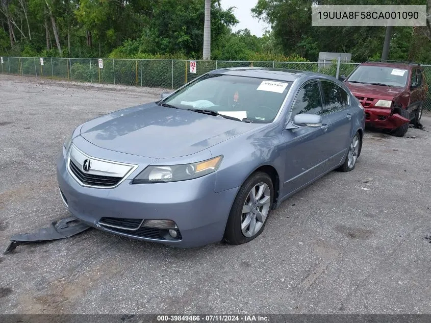 2012 Acura Tl 3.5 VIN: 19UUA8F58CA001090 Lot: 39849466