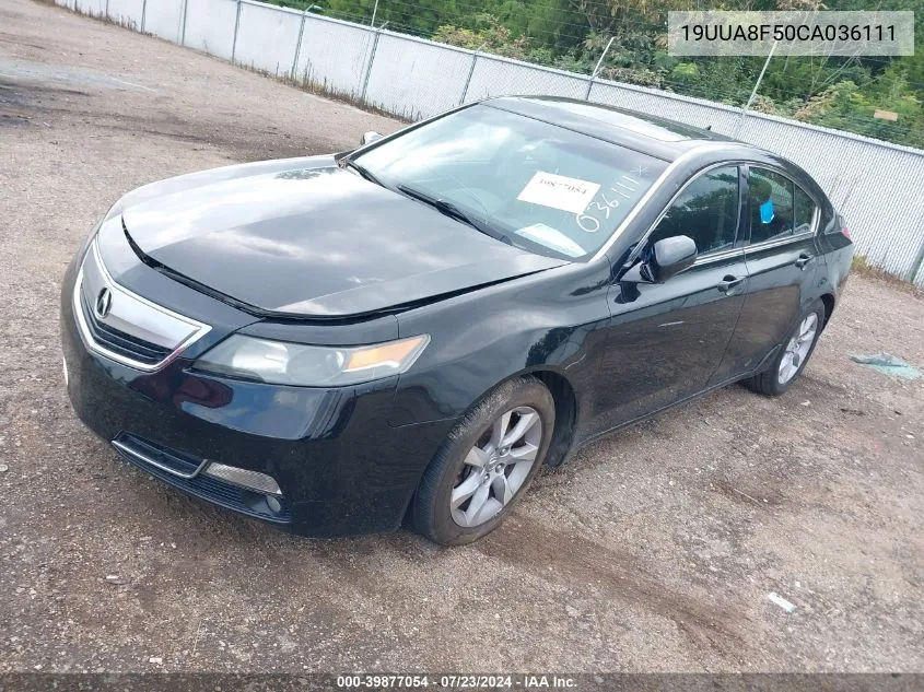 2012 Acura Tl 3.5 VIN: 19UUA8F50CA036111 Lot: 39877054