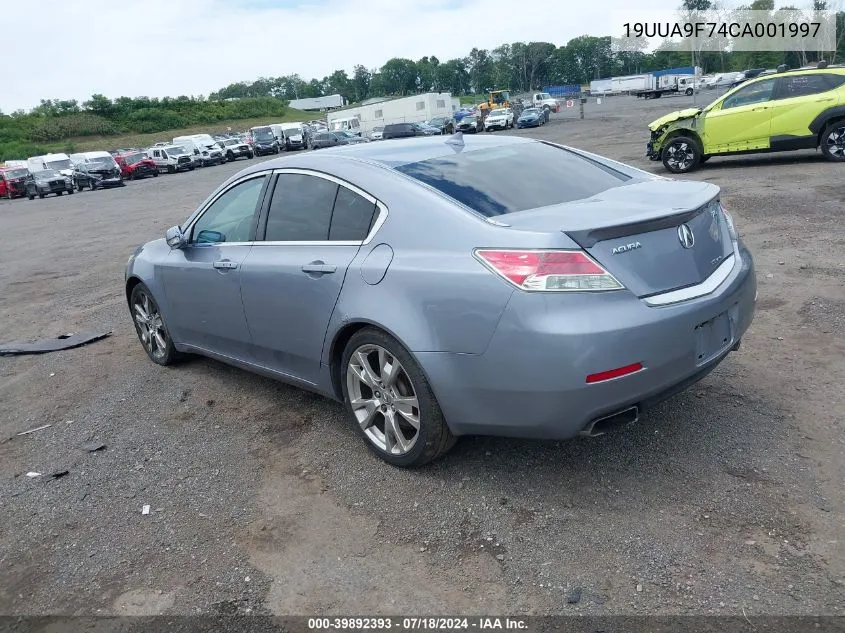 19UUA9F74CA001997 2012 Acura Tl 3.7