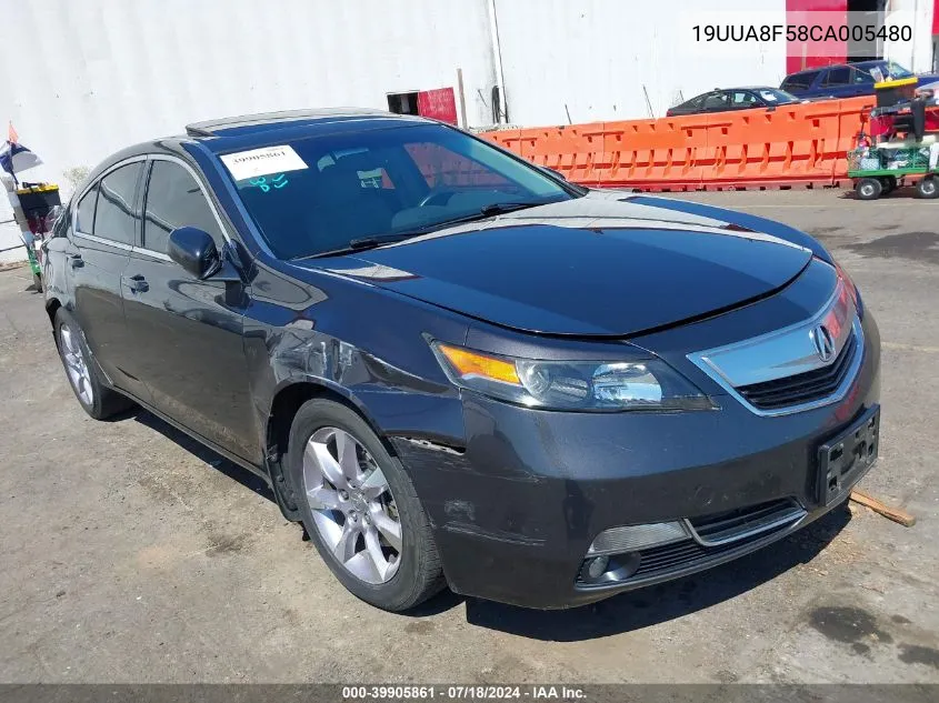 2012 Acura Tl 3.5 VIN: 19UUA8F58CA005480 Lot: 39905861