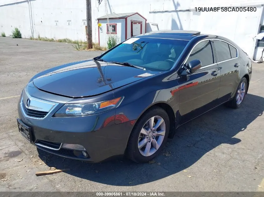 19UUA8F58CA005480 2012 Acura Tl 3.5