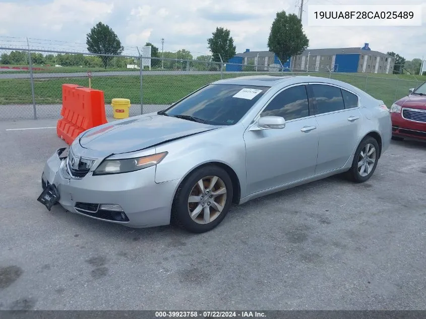 2012 Acura Tl 3.5 VIN: 19UUA8F28CA025489 Lot: 39923758