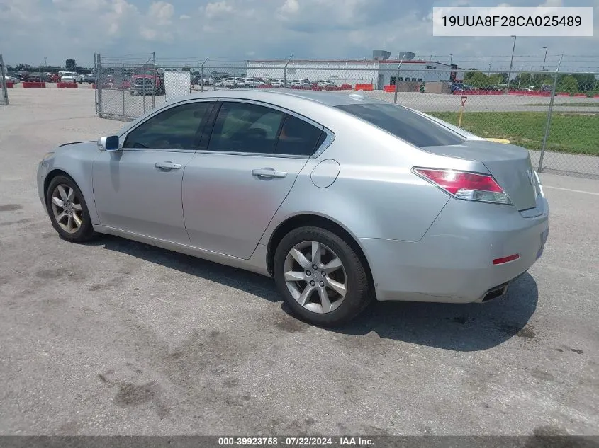 19UUA8F28CA025489 2012 Acura Tl 3.5