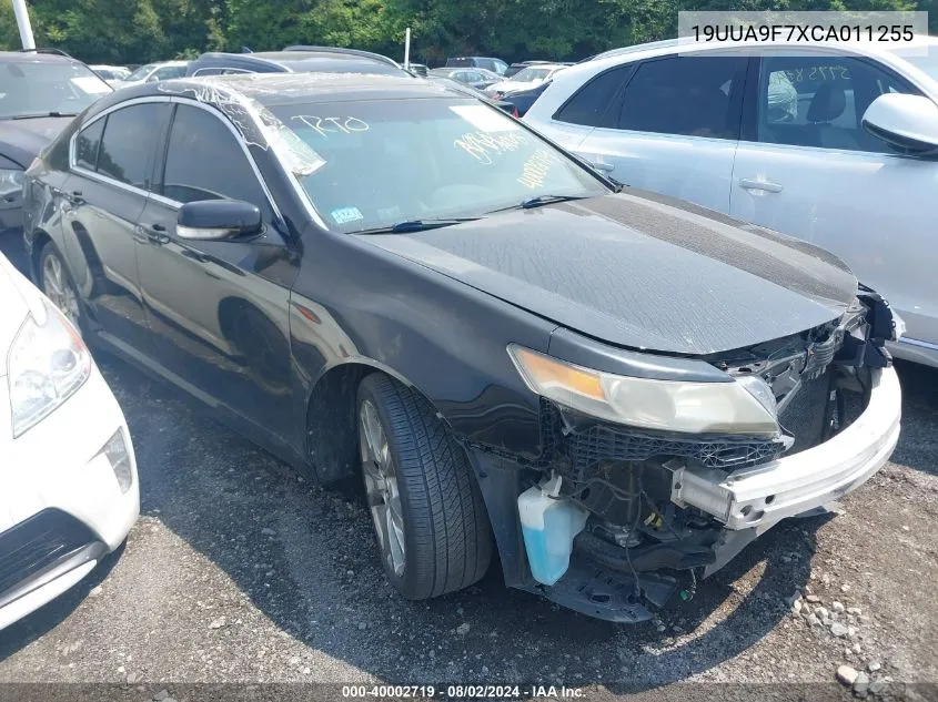 2012 Acura Tl 3.7 VIN: 19UUA9F7XCA011255 Lot: 40002719