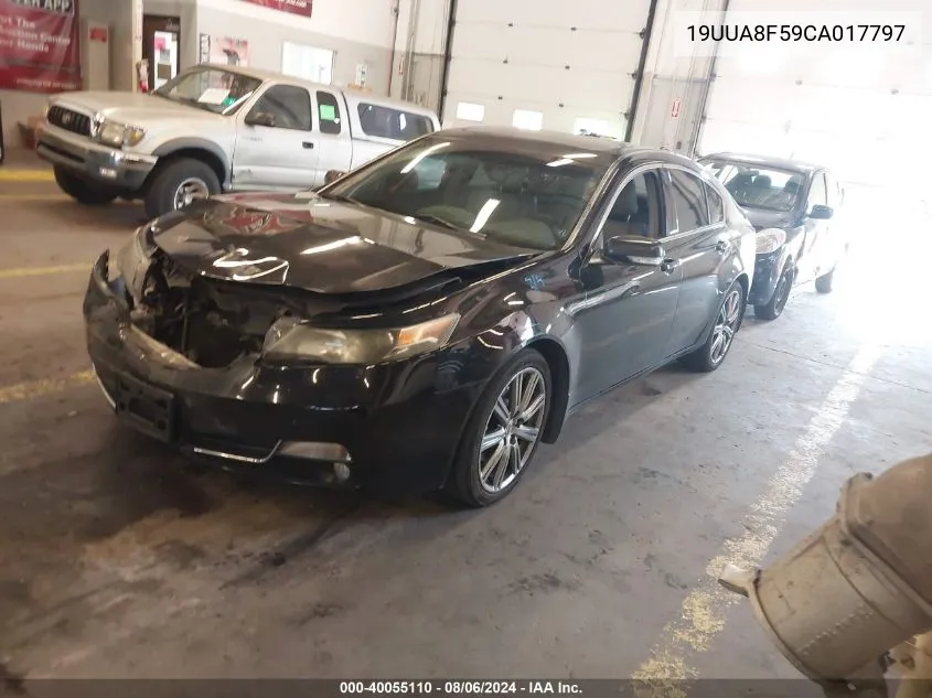 2012 Acura Tl VIN: 19UUA8F59CA017797 Lot: 40055110