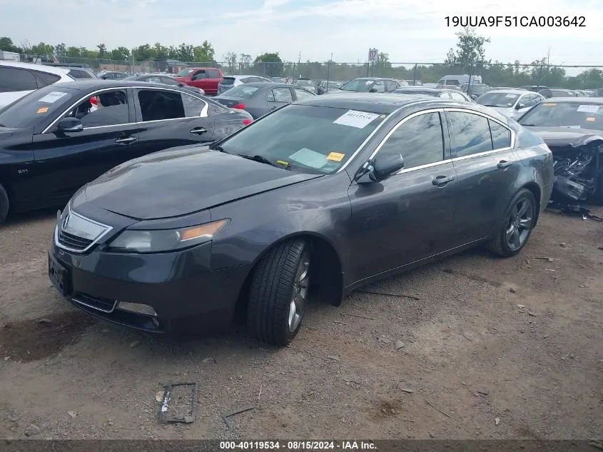 19UUA9F51CA003642 2012 Acura Tl 3.7