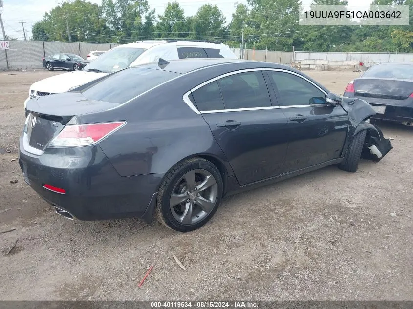 19UUA9F51CA003642 2012 Acura Tl 3.7