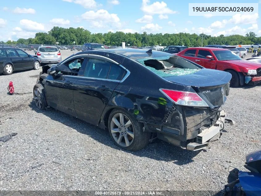 2012 Acura Tl 3.5 VIN: 19UUA8F50CA024069 Lot: 40125579