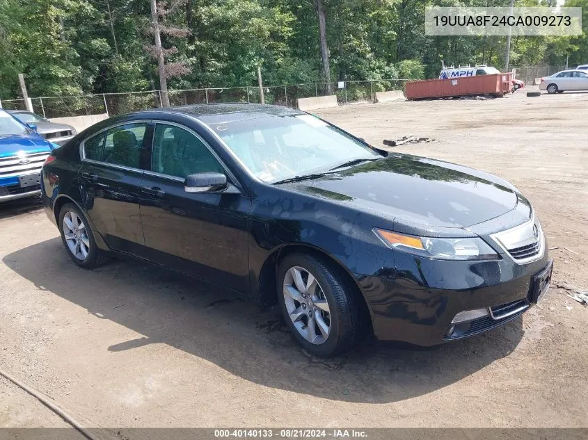 2012 Acura Tl 3.5 VIN: 19UUA8F24CA009273 Lot: 40140133