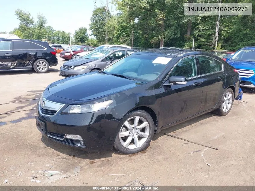 2012 Acura Tl 3.5 VIN: 19UUA8F24CA009273 Lot: 40140133