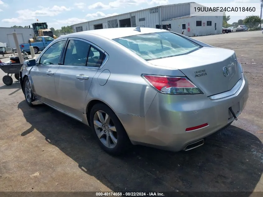 19UUA8F24CA018460 2012 Acura Tl 3.5