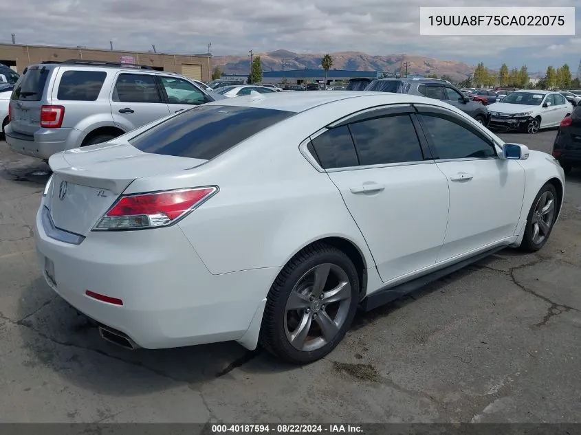 19UUA8F75CA022075 2012 Acura Tl 3.5