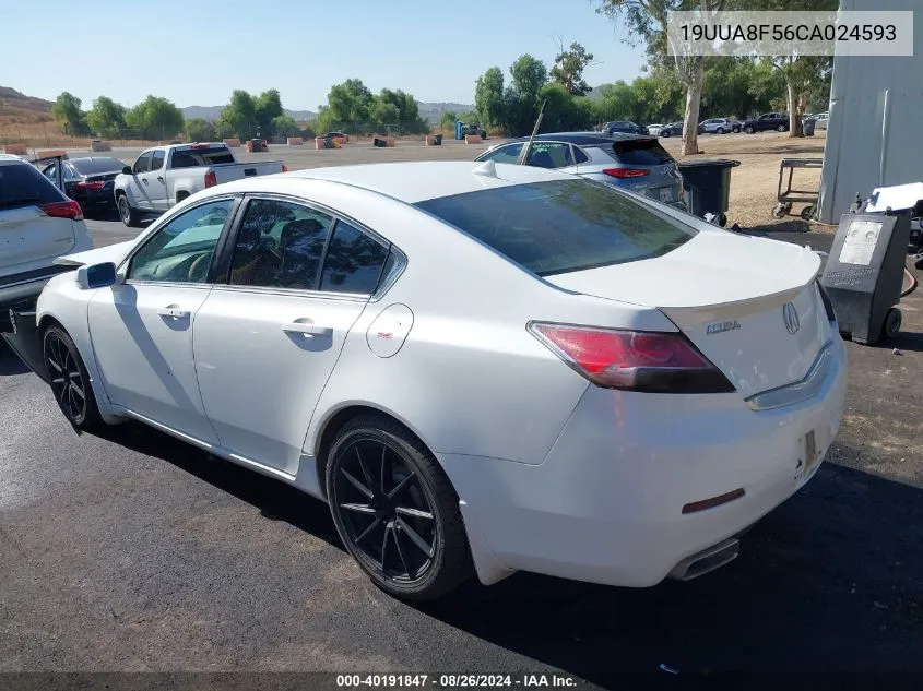 19UUA8F56CA024593 2012 Acura Tl 3.5