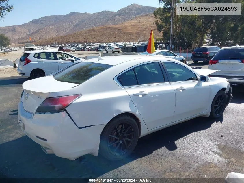 19UUA8F56CA024593 2012 Acura Tl 3.5