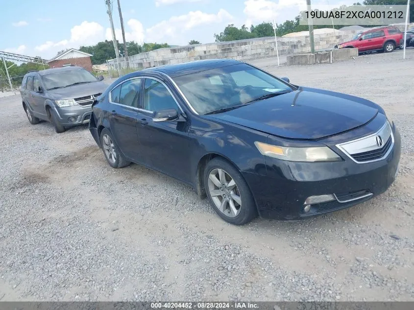 2012 Acura Tl 3.5 VIN: 19UUA8F2XCA001212 Lot: 40204452