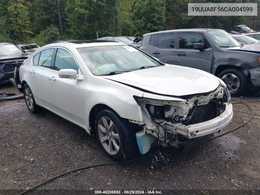 2012 Acura Tl 3.5 VIN: 19UUA8F56CA004599 Lot: 40205592