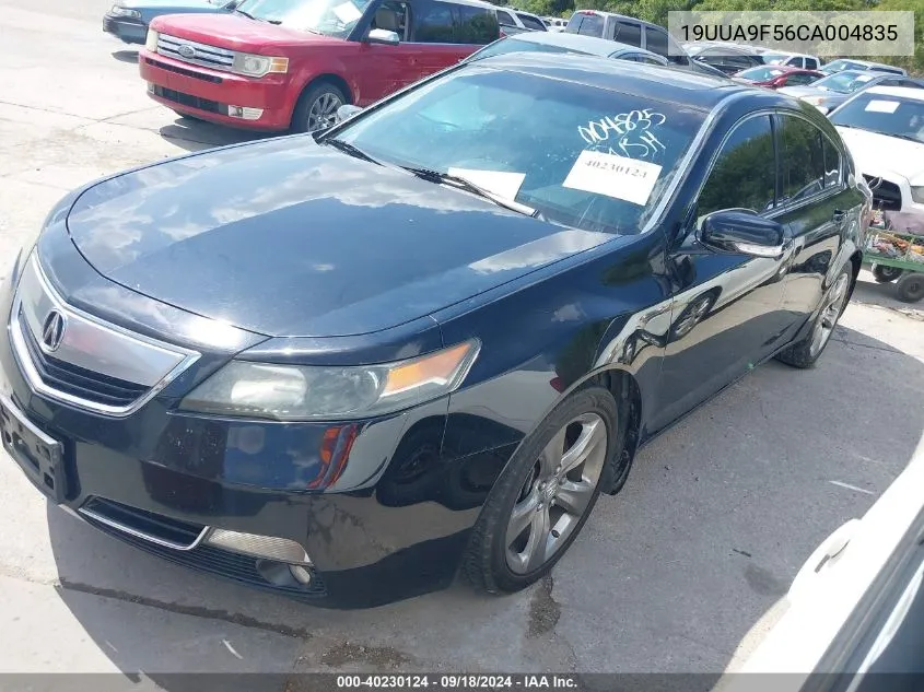 2012 Acura Tl 3.7 VIN: 19UUA9F56CA004835 Lot: 40230124