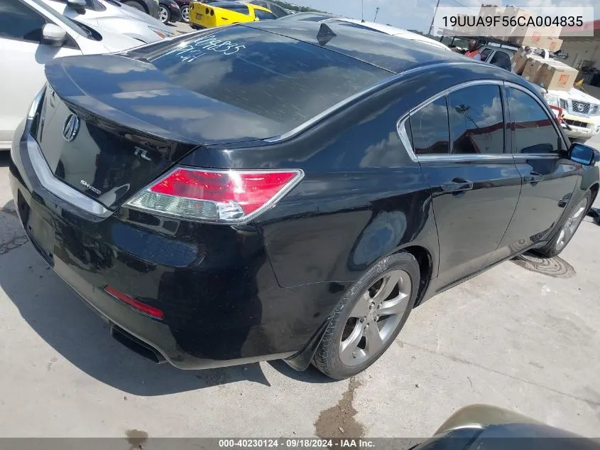 2012 Acura Tl 3.7 VIN: 19UUA9F56CA004835 Lot: 40230124