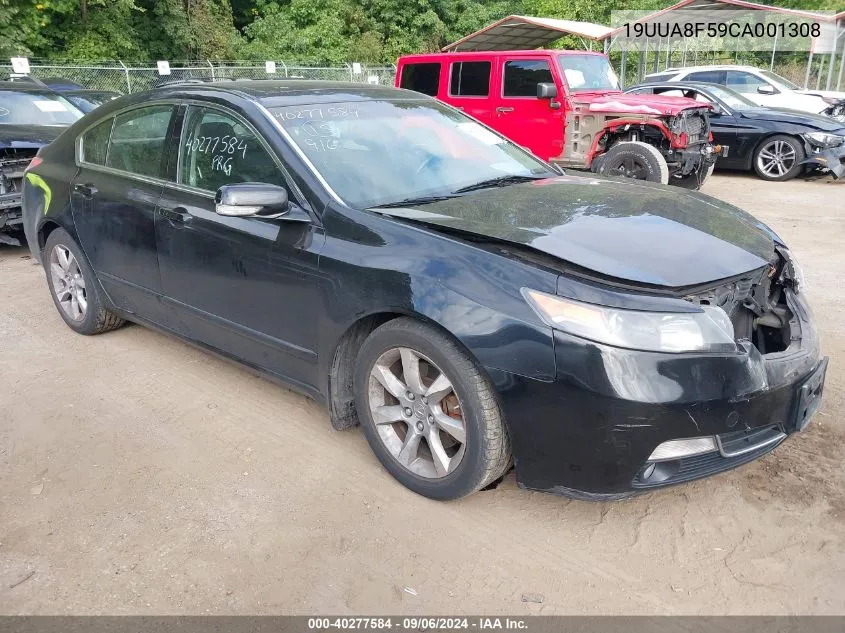 2012 Acura Tl VIN: 19UUA8F59CA001308 Lot: 40277584