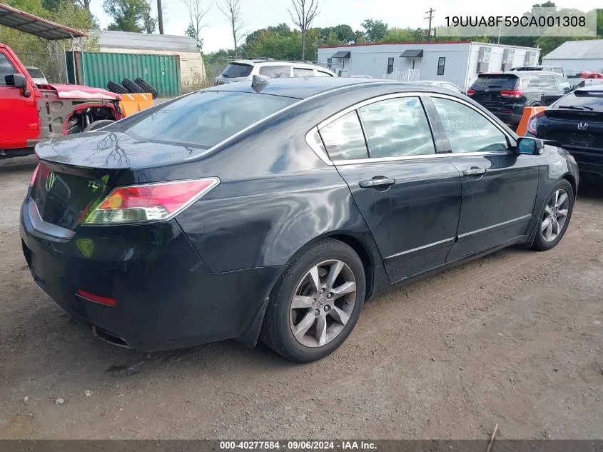 2012 Acura Tl VIN: 19UUA8F59CA001308 Lot: 40277584