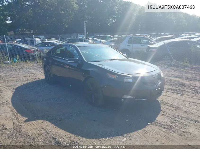 19UUA9F5XCA007463 2012 Acura Tl 3.7