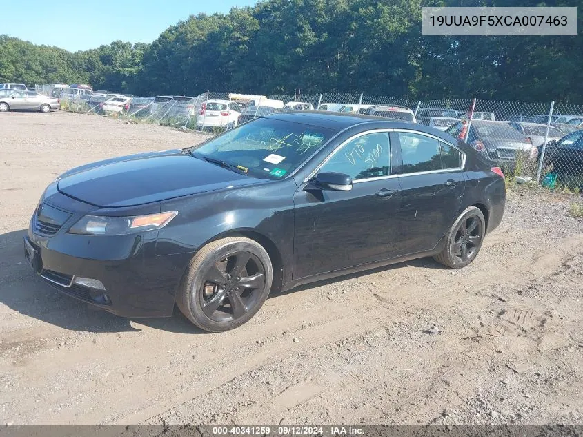 2012 Acura Tl 3.7 VIN: 19UUA9F5XCA007463 Lot: 40341259