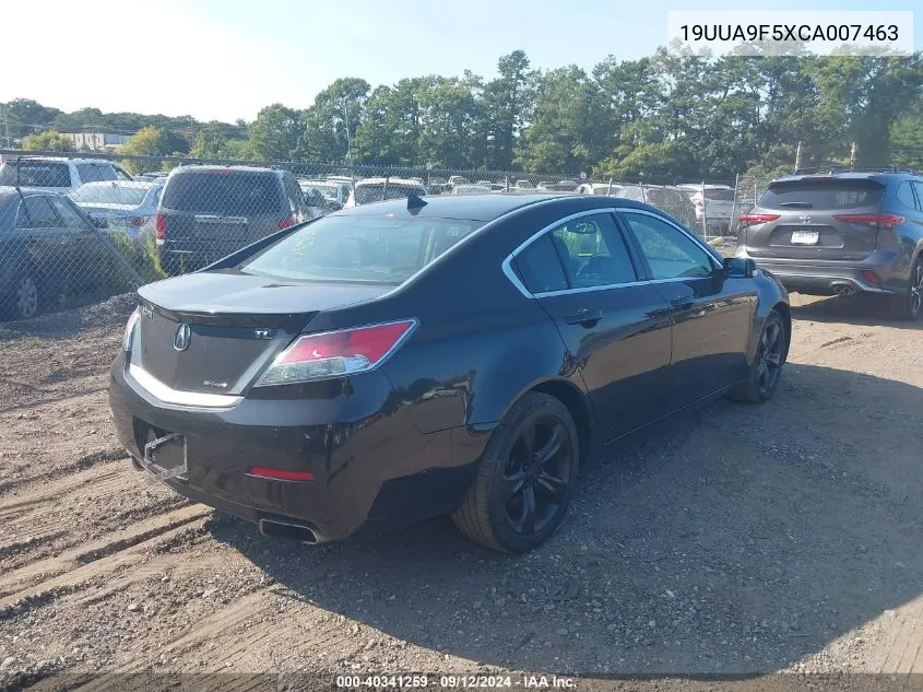 2012 Acura Tl 3.7 VIN: 19UUA9F5XCA007463 Lot: 40341259