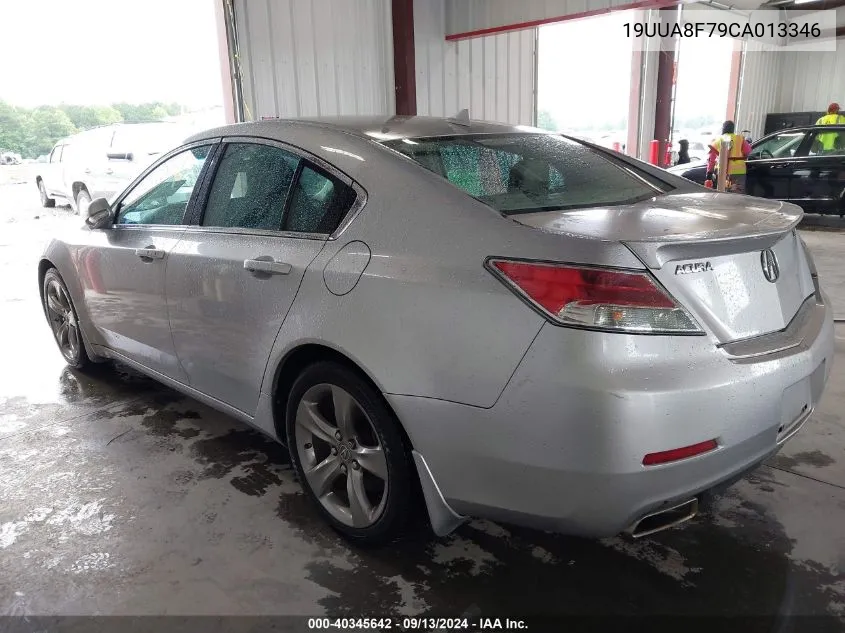 19UUA8F79CA013346 2012 Acura Tl 3.5