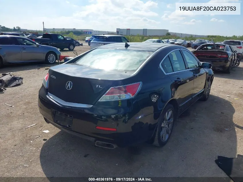 19UUA8F20CA023753 2012 Acura Tl 3.5