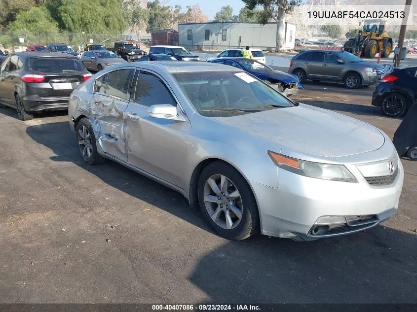 2012 Acura Tl 3.5 VIN: 19UUA8F54CA024513 Lot: 40407086