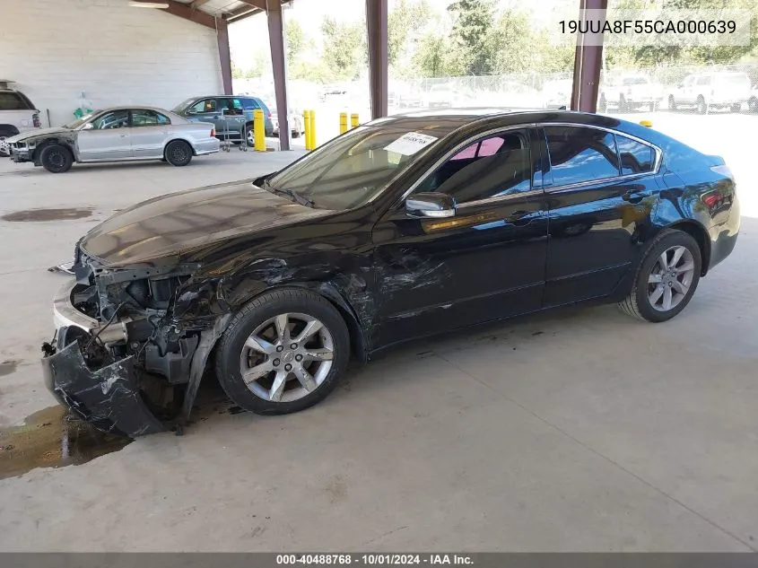 2012 Acura Tl 3.5 VIN: 19UUA8F55CA000639 Lot: 40488768