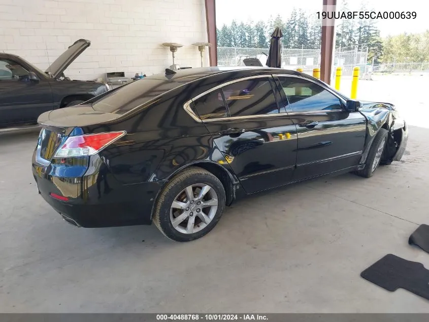 2012 Acura Tl 3.5 VIN: 19UUA8F55CA000639 Lot: 40488768