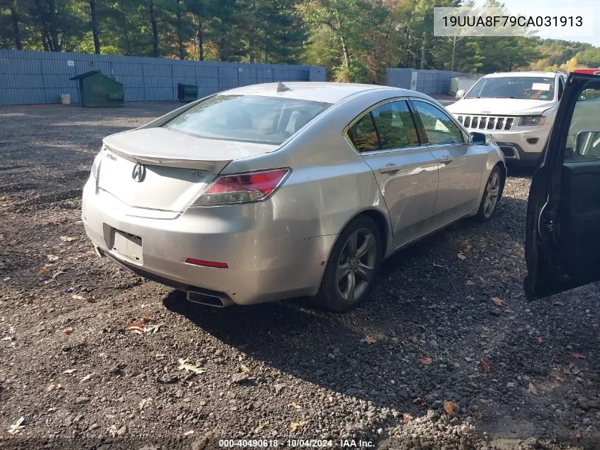 2012 Acura Tl 3.5 VIN: 19UUA8F79CA031913 Lot: 40490618