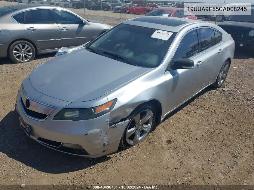 2012 Acura Tl 3.7 VIN: 19UUA9F55CA008245 Lot: 40496731