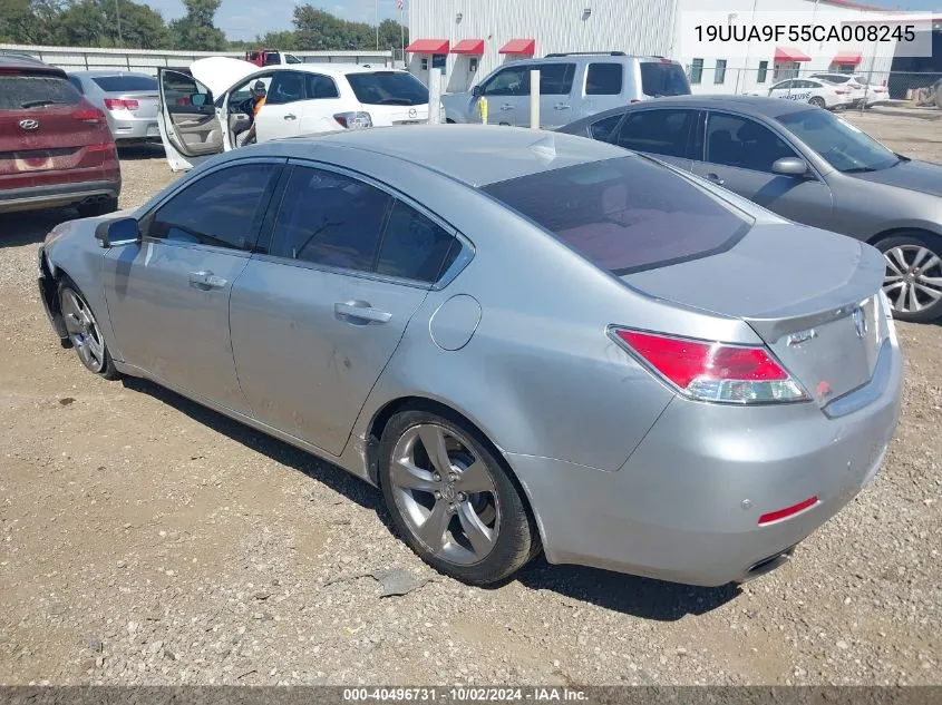 2012 Acura Tl 3.7 VIN: 19UUA9F55CA008245 Lot: 40496731