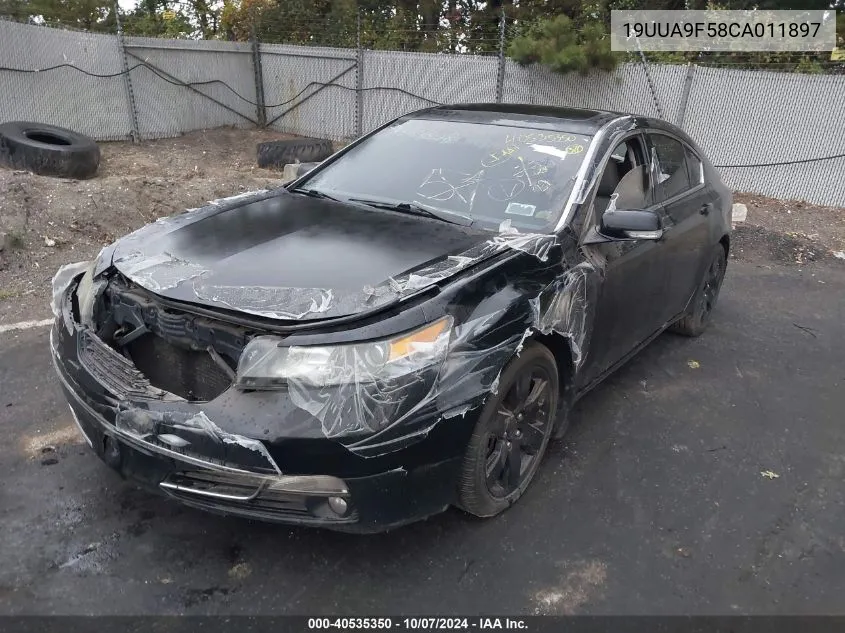 2012 Acura Tl 3.7 VIN: 19UUA9F58CA011897 Lot: 40535350