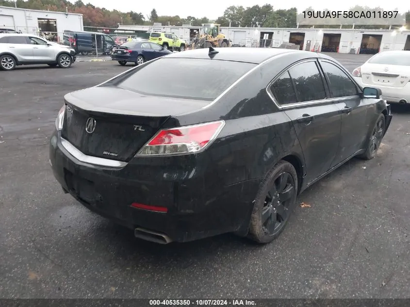 2012 Acura Tl 3.7 VIN: 19UUA9F58CA011897 Lot: 40535350