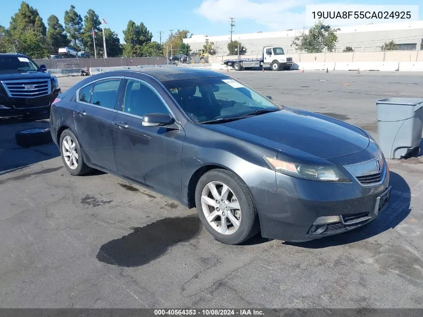 2012 Acura Tl 3.5 VIN: 19UUA8F55CA024925 Lot: 40564353