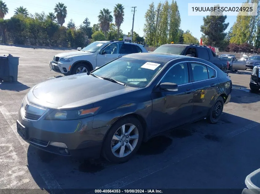 2012 Acura Tl 3.5 VIN: 19UUA8F55CA024925 Lot: 40564353