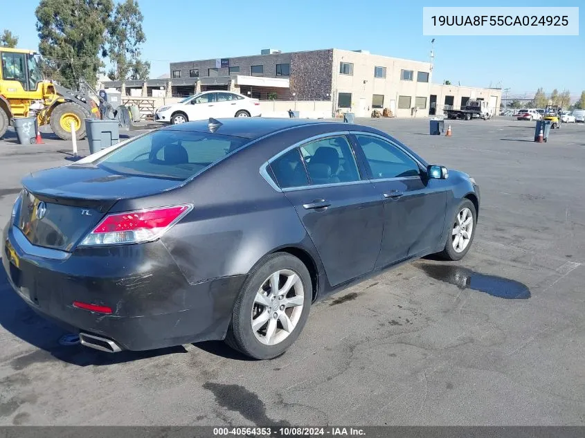 2012 Acura Tl 3.5 VIN: 19UUA8F55CA024925 Lot: 40564353