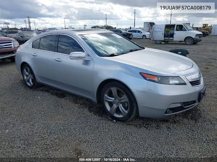 2012 Acura Tl 3.7 VIN: 19UUA9F57CA008179 Lot: 40612897