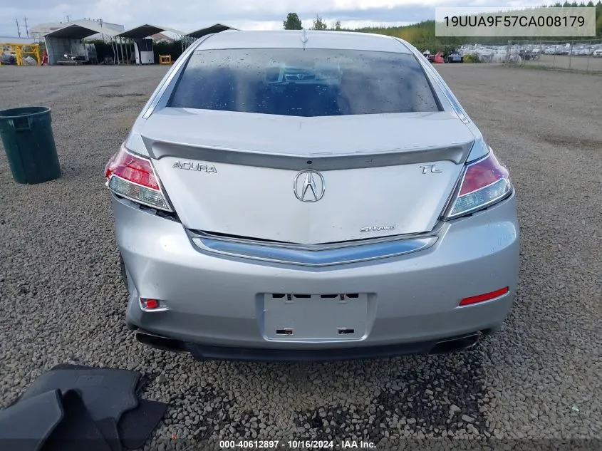 2012 Acura Tl 3.7 VIN: 19UUA9F57CA008179 Lot: 40612897