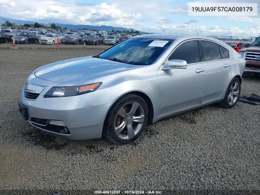 2012 Acura Tl 3.7 VIN: 19UUA9F57CA008179 Lot: 40612897