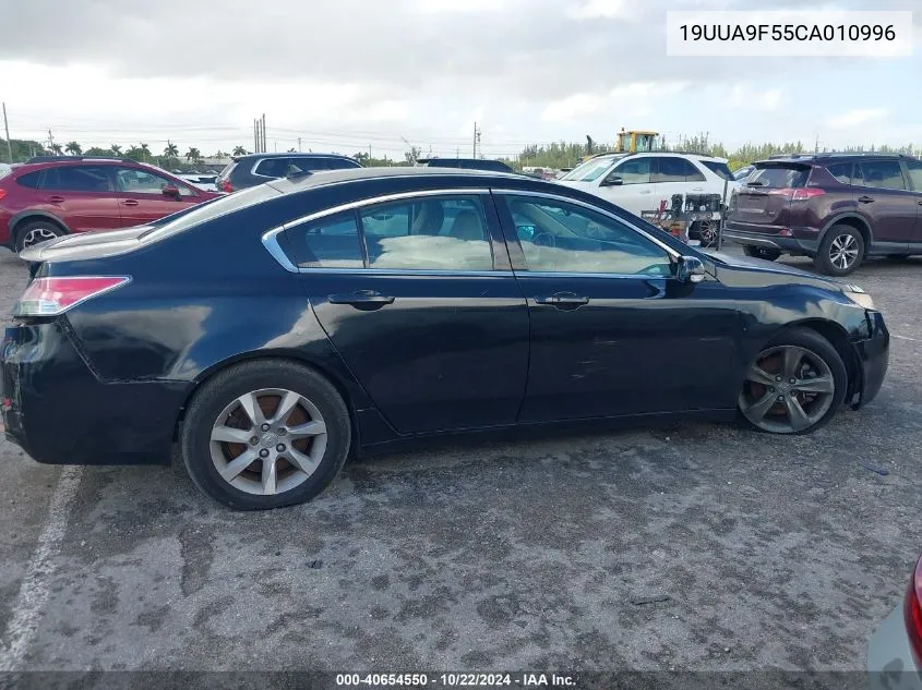 2012 Acura Tl 3.7 VIN: 19UUA9F55CA010996 Lot: 40654550