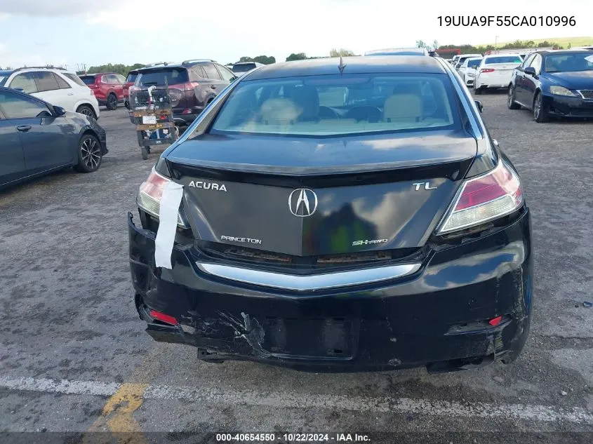 2012 Acura Tl 3.7 VIN: 19UUA9F55CA010996 Lot: 40654550