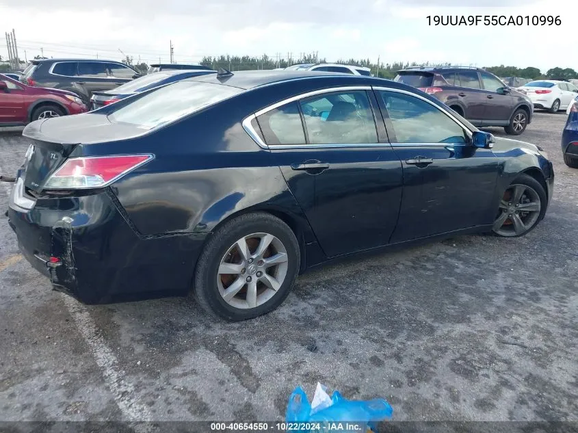 2012 Acura Tl 3.7 VIN: 19UUA9F55CA010996 Lot: 40654550