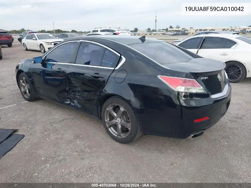 2012 Acura Tl 3.5 VIN: 19UUA8F59CA010042 Lot: 40703068