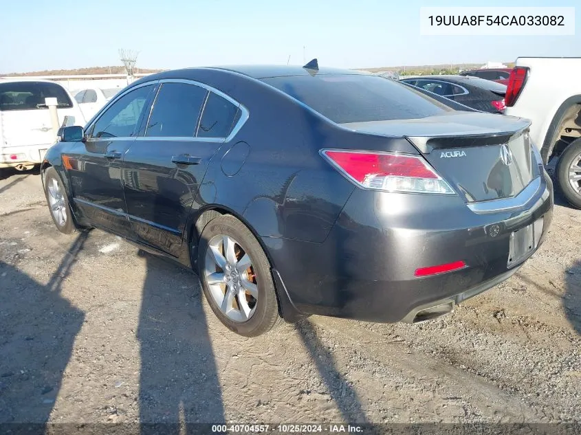 2012 Acura Tl 3.5 VIN: 19UUA8F54CA033082 Lot: 40704557