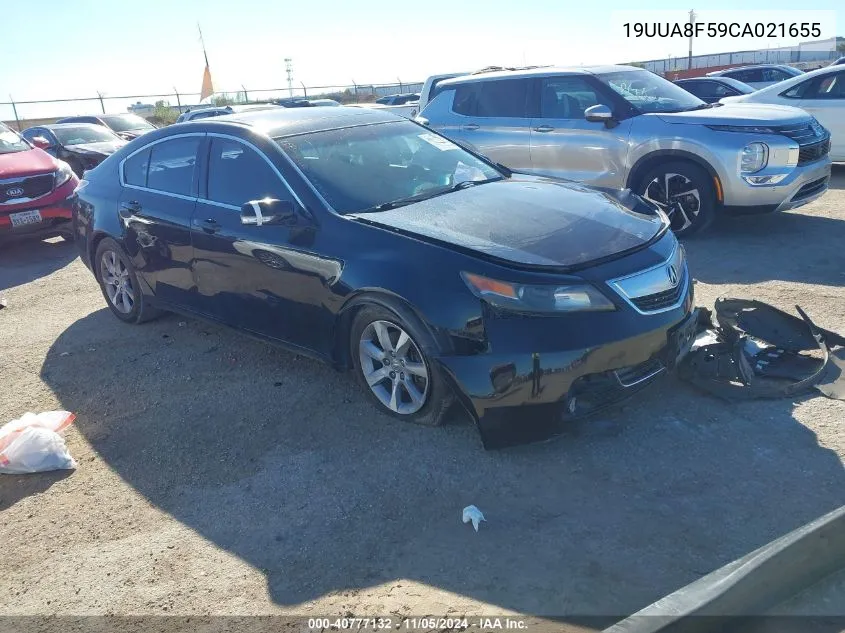 2012 Acura Tl 3.5 VIN: 19UUA8F59CA021655 Lot: 40777132